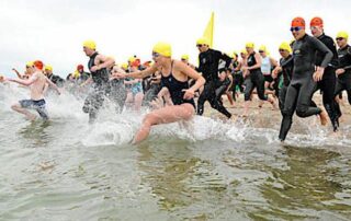Swimmers entering the water at at NEEE race can feel confident in their safety.