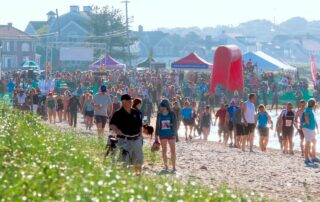Join athletes at the Falmouth Sprint Triathlon for the most fun you'll have all summer.